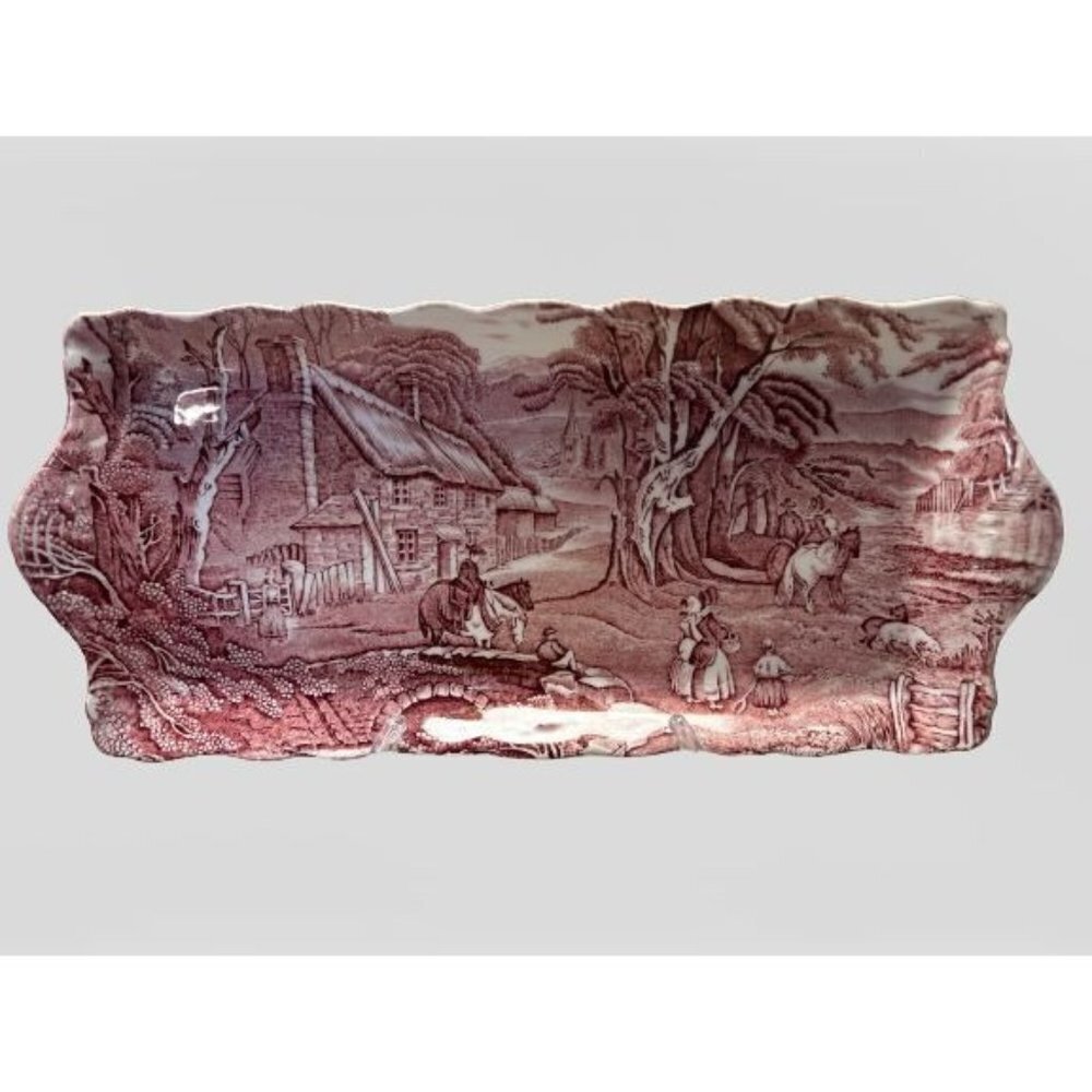 Old Foley James Kent Ltd Staffordshire England Serving Dish Rectangular 11.5"